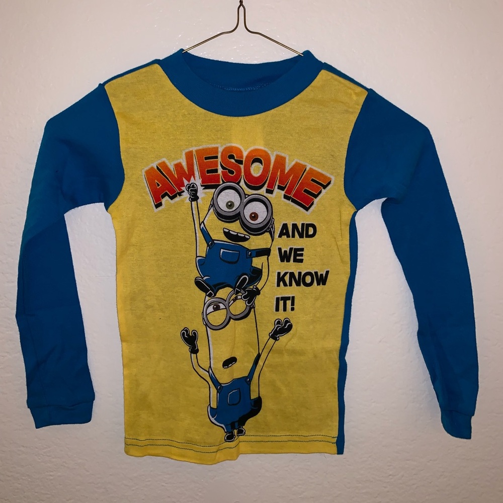 Kids Size 6 Minions Pajama Set